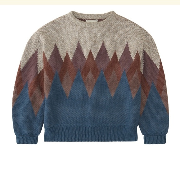 THE SUNDAY COLLECTIVE Alpaca Argyle Sweater, Multi 6Y NWT - Picture 1 of 4